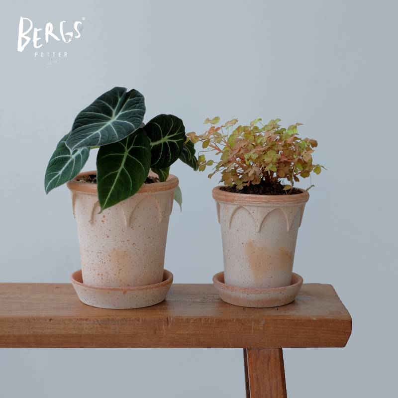 Bergs Potter 伊丽莎白系列 宝格仕手工陶盆北欧丹麦绿植花卉花盆 - 图1
