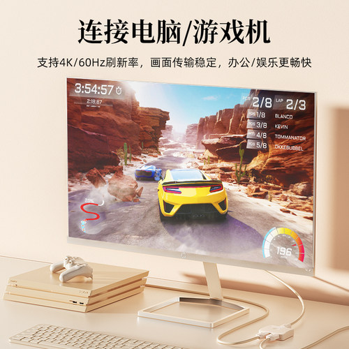 惠普HDMI一分二分频器高清二进一 切换器视频电脑屏幕hdml高清分线器4k电视二合一拖二2进1出双向切换分配器 - 图2