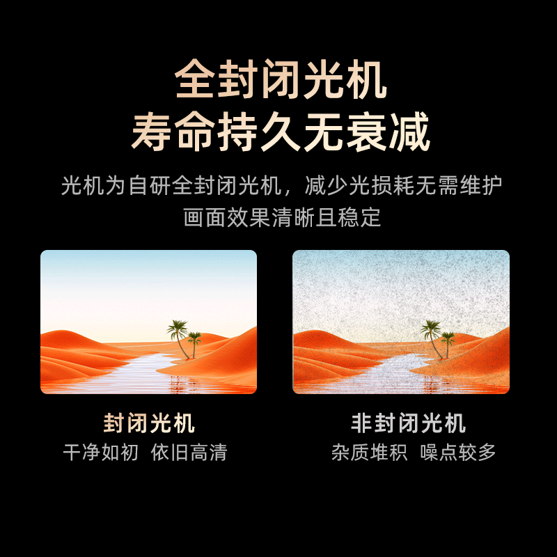 惠普投影仪办公用会议投屏家用超高清2024新款便携式卧室投影机