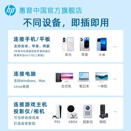 Unidad de estado sólido móvil HP 1T para uso móvil y informático