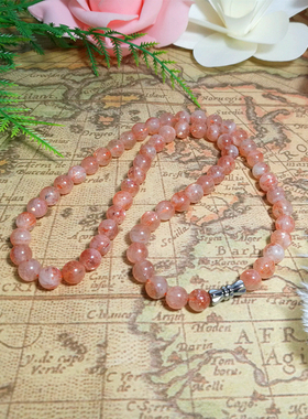 稀少纯天然俄罗斯爱情旺桃花项链