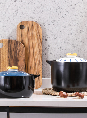 样板房间厨房厨具摆件陶瓷锅具日式新中式软装橱柜创意饰品搭配