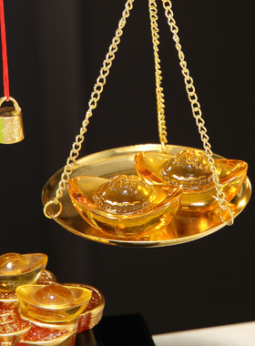 树脂乔迁送礼新中式客厅逞心如意