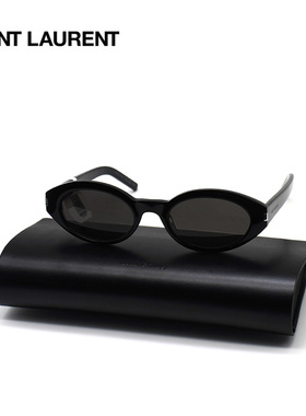 YSL圣罗兰 娜扎同款潮流猫眼椭圆形墨镜板材太阳眼镜男女 SL 567