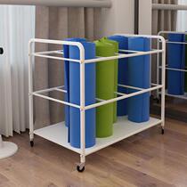 Creative Yoga Cushion Containing Shelf Finishing Multilayer Yoga Pavilion Gym Gym Floor Mobile Shelf Foam Roller Set Items