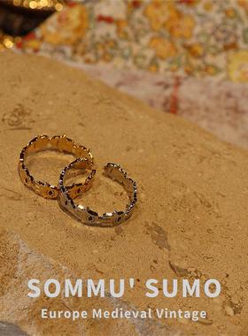 全球小众戒指合集正品进口彩宝法式复古轻奢礼物朴彩英明星同款