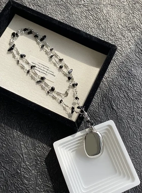 原创定制欧美轻奢千禧风尚男女同款原创设计y2k月光宝盒项链时尚