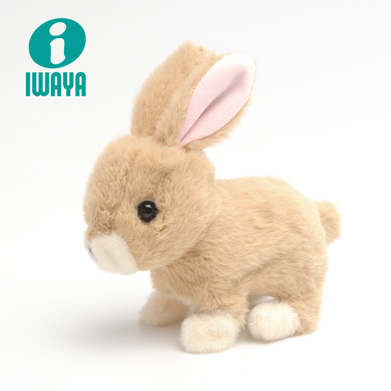 【正品】iwaya日本电动小狗小兔子仿真毛绒宠物玩具狗波斯猫咪-图2