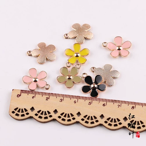 Аксессуар ручной работы, аксессуары, металлический брелок, серьги, браслет, ожерелье, DIY, в цветочек