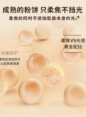 嘉利玛金币粉饼遮瑕控油