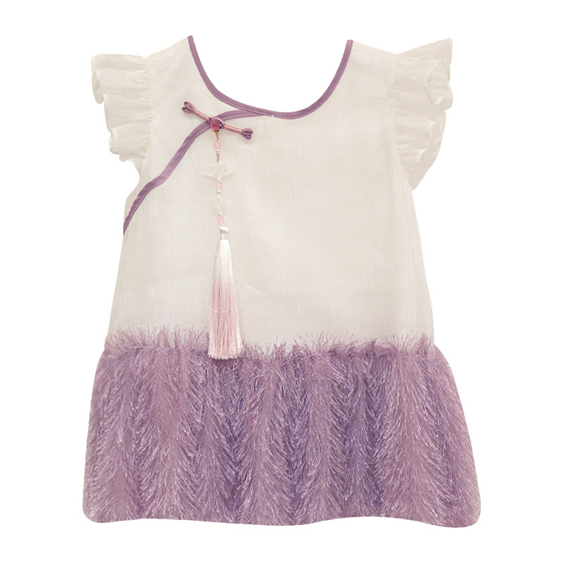 【Lpink童装】春夏季新款中大女童小女孩流苏国风上衣T恤90072,淘宝优惠券,粉丝福利购,淘宝优惠卷