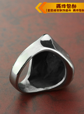 时尚钛钢戒指达斯维德男士指环