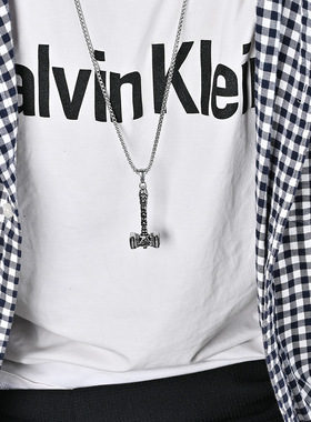 时尚钛钢项链 北欧维京奥丁雷神之锤项链潮人穿搭钛钢项链