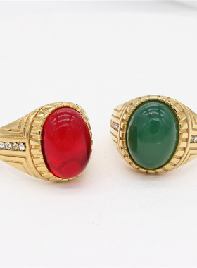 钛钢戒指指环戒指钛钢简约男