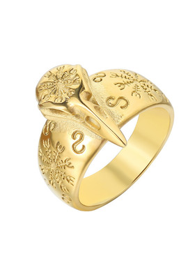 时尚风复古老鹰男士钛钢戒指