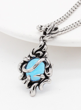 欧美简约朋克项链项链钛钢