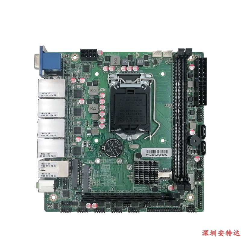 现货B365迷你主板6千兆网卡poe视觉传达b365itx板LGA1151针 - 图0