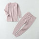 16mic merino pure wool ແຂນຍາວ thickened fleece ຊຸດ underwear ຄວາມຮ້ອນສໍາລັບເດັກນ້ອຍຊາຍແລະເດັກຍິງ, ເຄື່ອງນຸ່ງຫົ່ມດູໃບໄມ້ລົ່ນແລະກາງເກງຍາວ