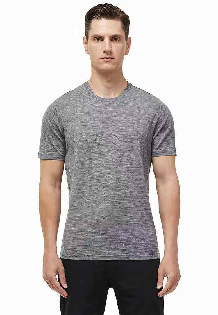 男士美利奴羊毛速干衣跑步速干T恤圆领户外运动爬山健身透气短袖,淘宝优惠券,粉丝福利购,淘宝优惠卷