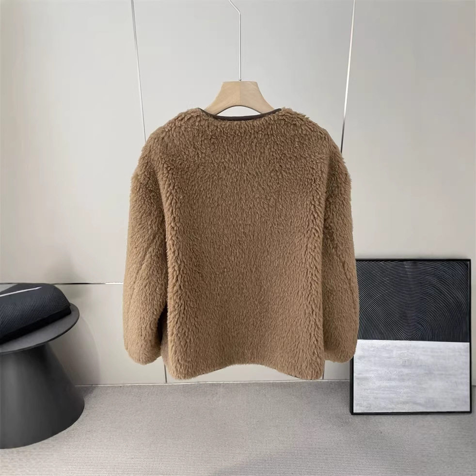 重磅！~期待！禾1.29W+！秋冬气质保暖羊羔毛剪绒短款外套上衣,淘宝优惠券,粉丝福利购,淘宝优惠卷