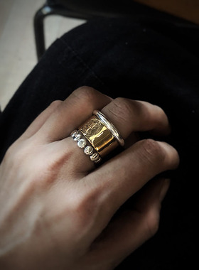 复古百搭戒指银日韩女