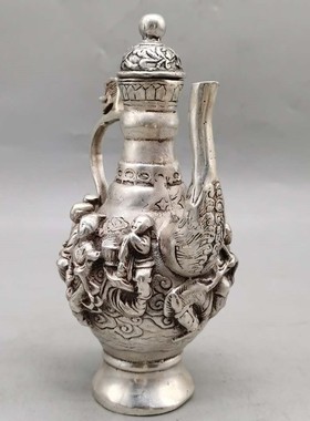 古玩铜器摆件水壶工艺礼品