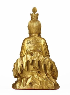 神像供奉道德天尊祖师纯黄铜