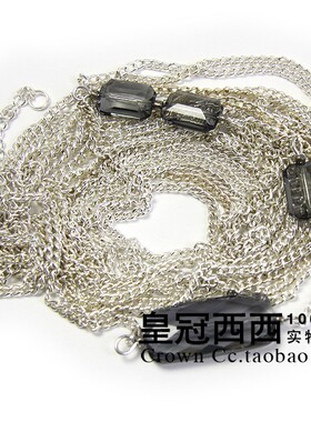 金属金属玻璃片链子多层