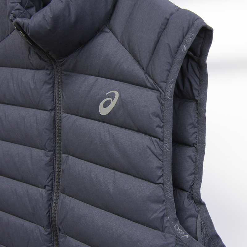 ASICS亚瑟士LIGHTWEIGHT DOWN VEST运动羽绒马甲背心男女跑步保暖 - 图0