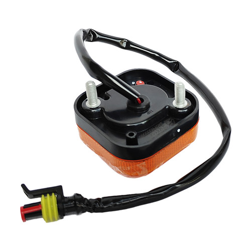 适配重汽豪沃MAX挡泥板边灯侧转向灯轮眉灯侧标志灯方灯原厂配件 - 图2