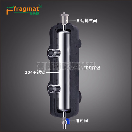 不锈钢耦合罐壁挂炉地暖分压混水罐去藕罐水力分压平衡器 - 图0