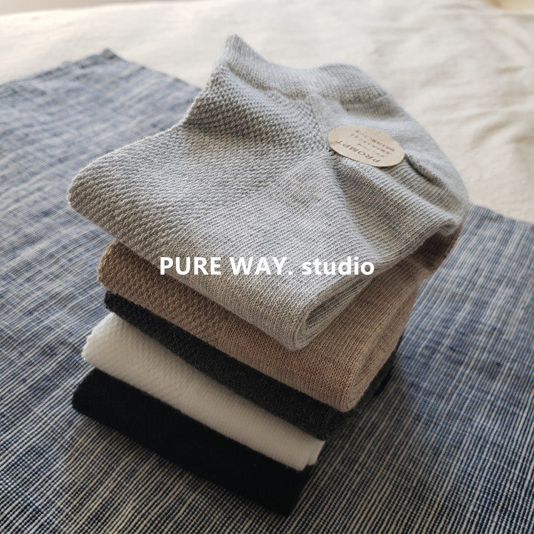 日系无印纯棉春夏季薄款网眼透气船袜男抗菌防臭短袜纯色男士袜子,淘宝优惠券,粉丝福利购,淘宝优惠卷