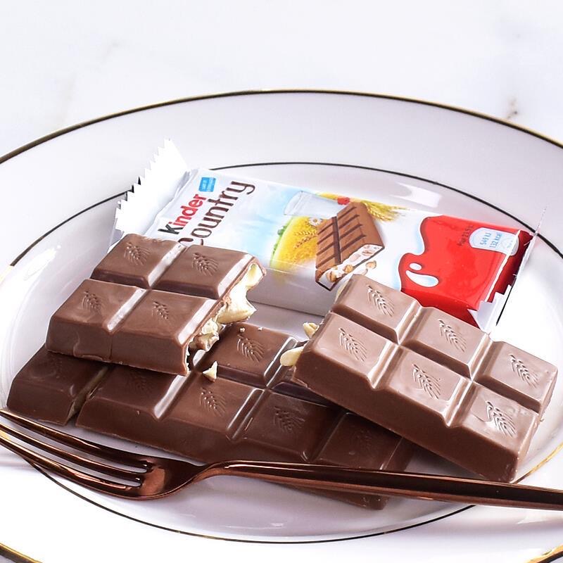 健达牛奶巧克力T8条100g生日礼物费列罗夹心开心一刻六角巧克力 - 图0