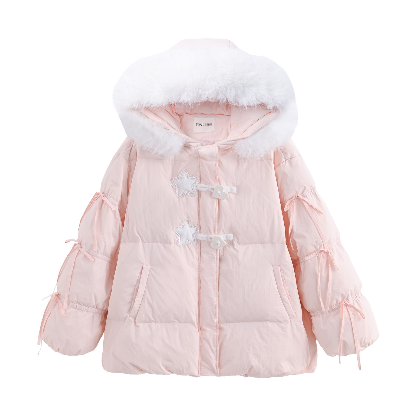 森女部落甜美风百搭羽绒服女新款秋冬连帽设计感三防宽松保暖外套,淘宝优惠券,粉丝福利购,淘宝优惠卷