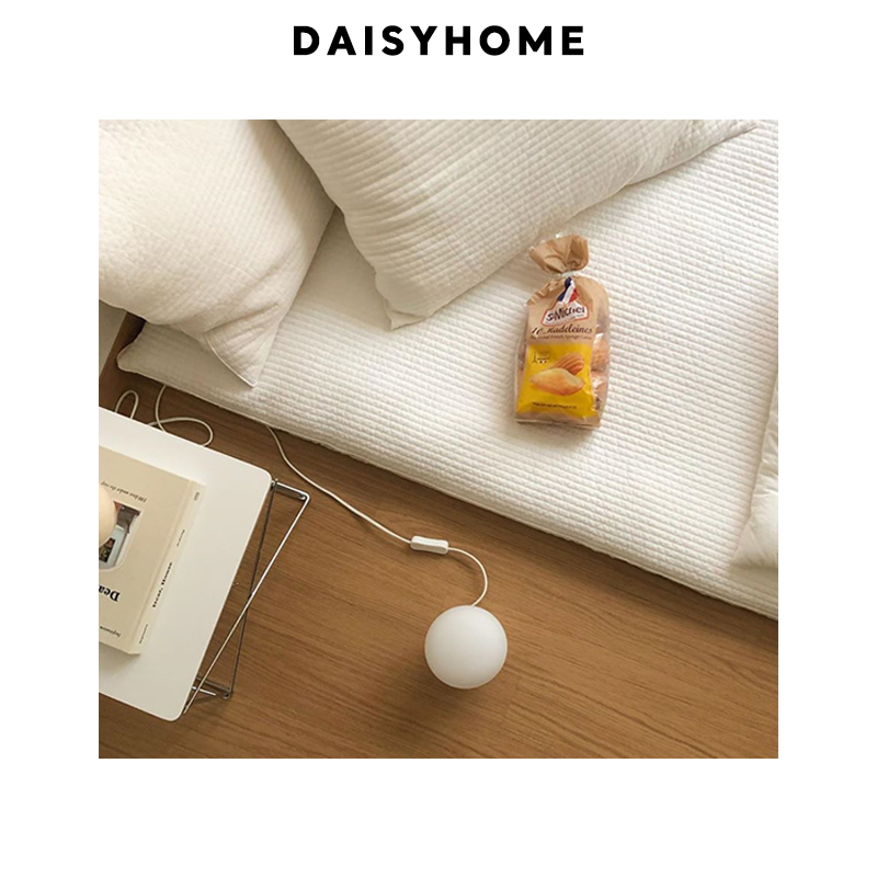 DAISYHOME | 极简直条衍缝被床盖床铺两用床尾毯装饰盖毯床褥床单