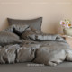 Nordic simple cool light sheer Lanjing Tianshi four-piece set