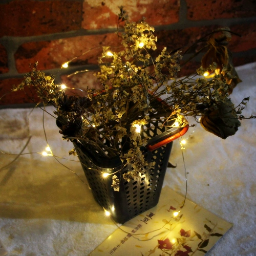 Светодиодные световые струны огненное дерево серебро цветок рождественский цвет световые светлячки световые звездные огни белый свет световой украшение световая сеть красная свет