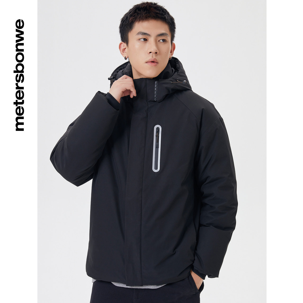 美特斯邦威连帽2021冬季新款羽绒服 美特斯邦威网店羽绒服