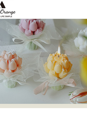 教师节礼物郁金香香薰蜡烛小礼品