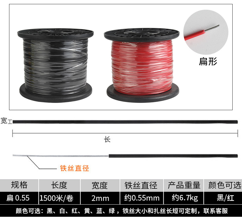 电镀锌铁扎丝0.55/0.75/0.9扎线包塑铁丝扎丝绑丝扎带捆线500米-图2