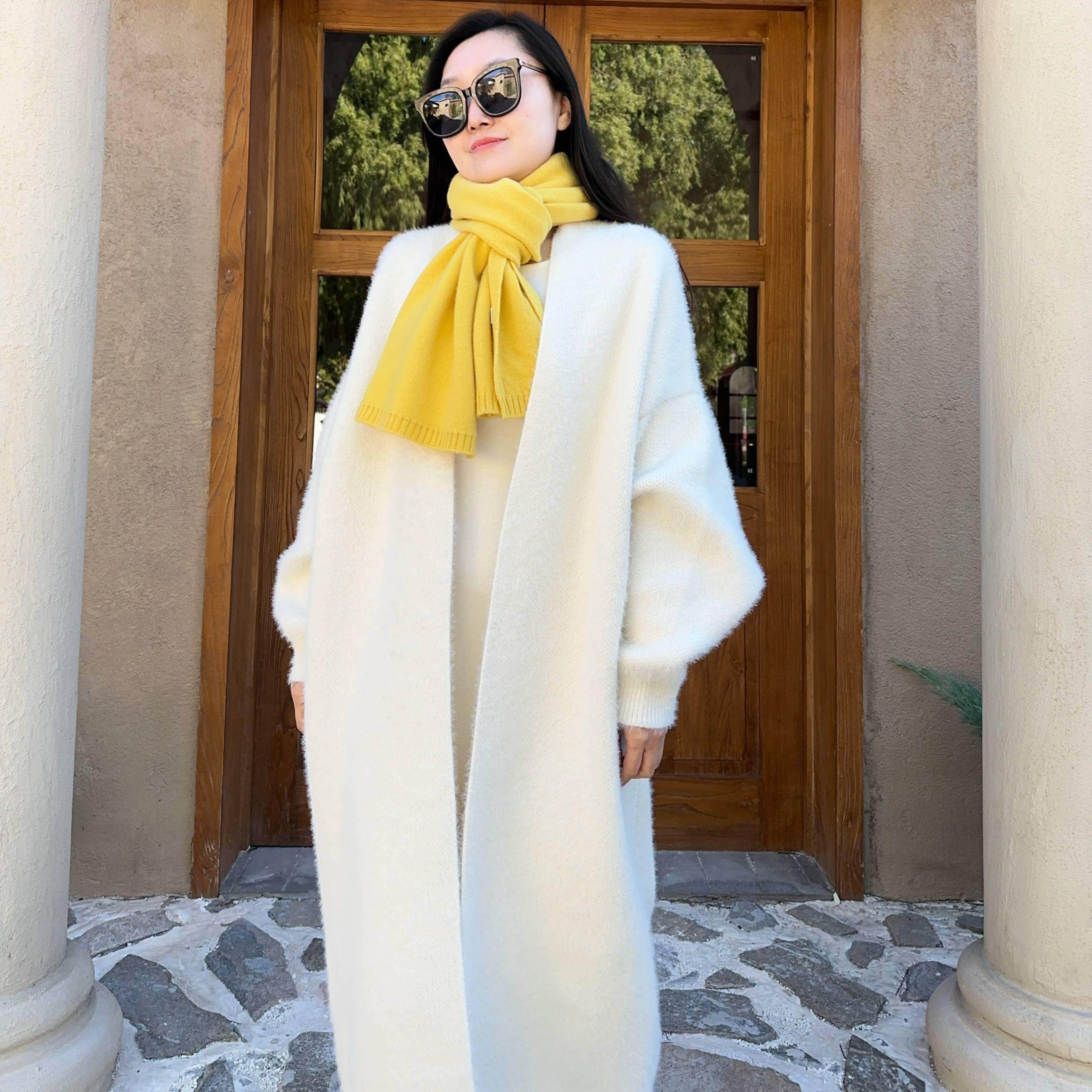 特！185g康赛妮A级100%山羊绒 加厚秋冬羊绒围巾女 白色年会红,淘宝优惠券,粉丝福利购,淘宝优惠卷