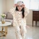 2025 ເດັກຍິງໃຫມ່ lace pajamas ເຄື່ອງນຸ່ງຫົ່ມເຮືອນ