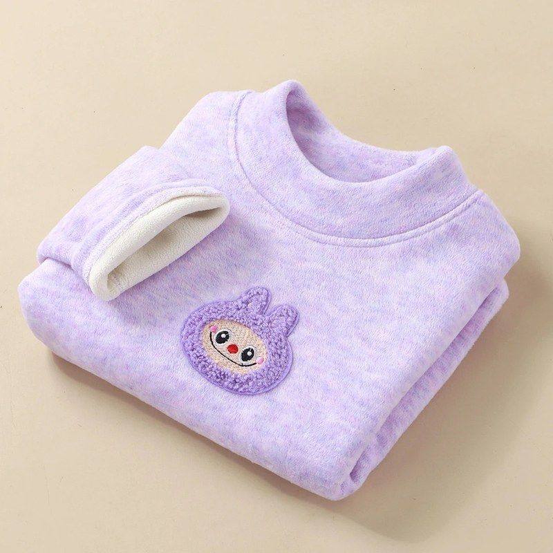 升级款考拉绒儿童半高领打底衫加绒加厚宝宝保暖上衣裤子套装,淘宝优惠券,粉丝福利购,淘宝优惠卷