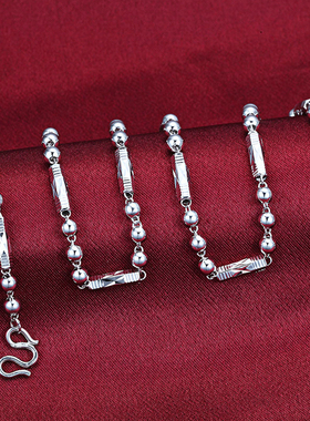 哲尔琦S99足银长款项链送男友