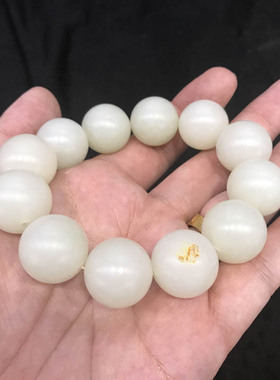 油润新疆和田玉白玉男女款手串