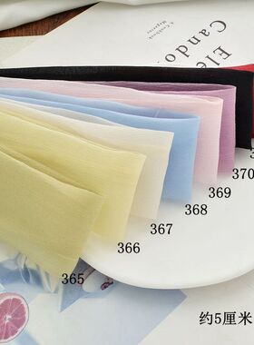 布艺布筒子发饰蝴蝶结材料