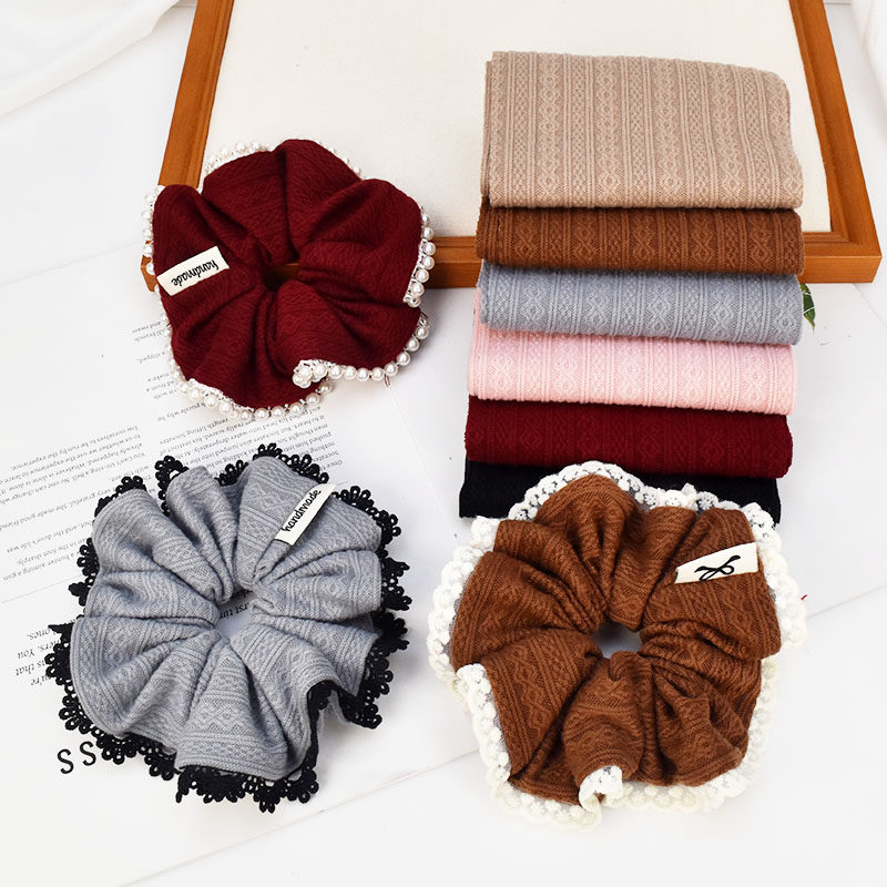 秋冬毛线针织提花布料 手工diy发饰大肠圈材料 头饰服饰装饰辅料,淘宝优惠券,粉丝福利购,淘宝优惠卷