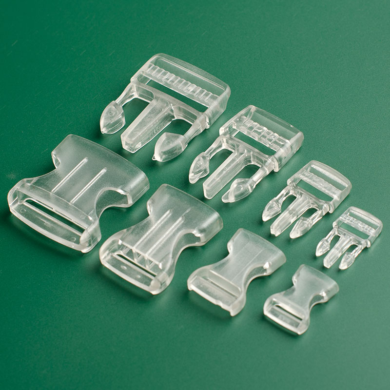 超博透明塑料插扣卡扣书包扣纽扣背包书包调节扣日字扣连接扣裤腰 - 图1