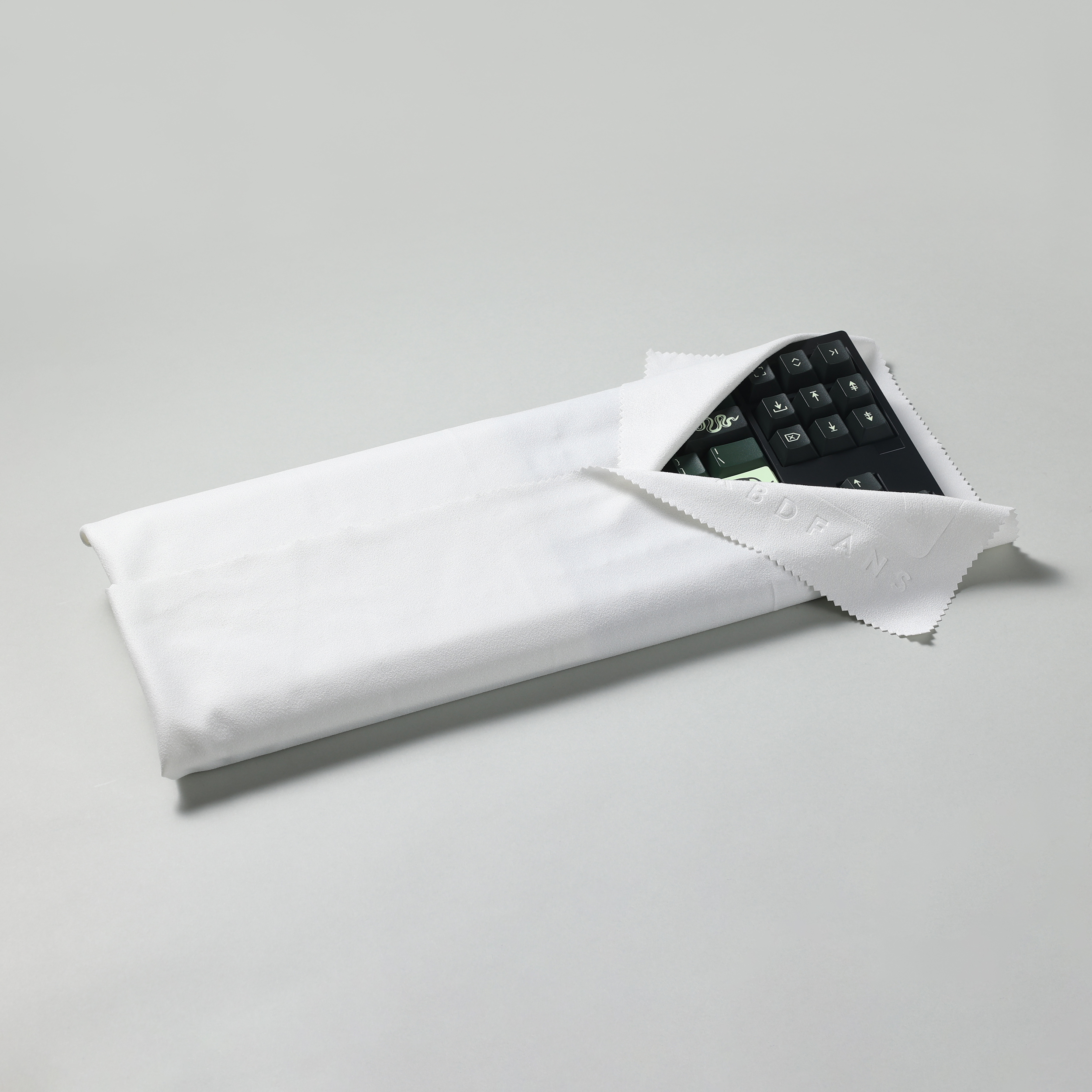 KBDfans 客制化机械键盘防尘布电镀彩镀pvd配重擦拭 键盘包裹布 - 图1