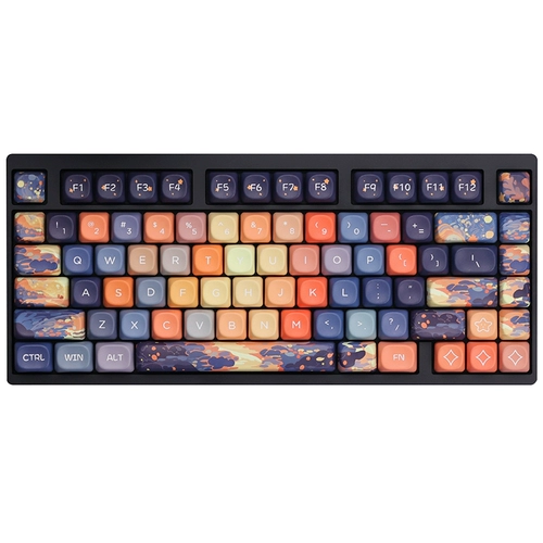 KBDfans Индивидуальная механическая клавиатура Taco75 Black Hot вставка Прокладка готовая продукт MOA подводные звезды